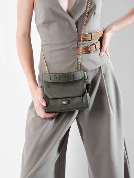 Handtas S Ninon Leder Lancel Groen ninon A09221 ander zicht 1